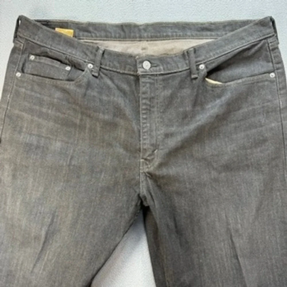 Levis 559 Jeans Relaxed Straight Fit 42x36 (FIT 42x35) Black Denim Stretch Pants